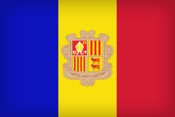 This png image - Andorra Large Flag, is available for free download