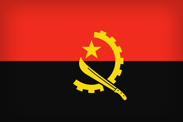 This png image - Angola Large Flag, is available for free download