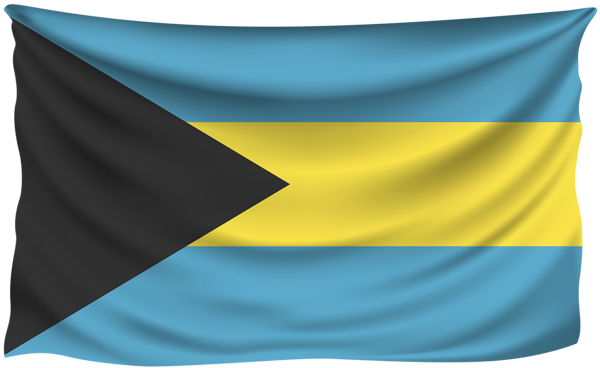 This png image - Bahamas Wrinkled Flag, is available for free download