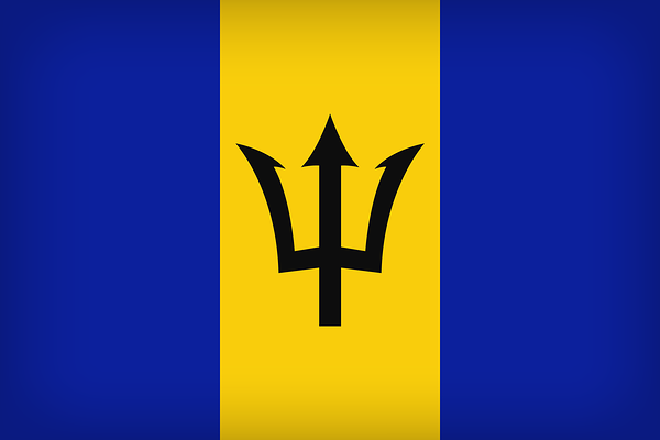 This png image - Barbados Large Flag, is available for free download