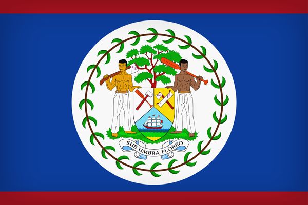 This png image - Belize Large Flag, is available for free download