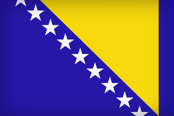 This png image - Bosnia and Hercegovina Large Flag, is available for free download