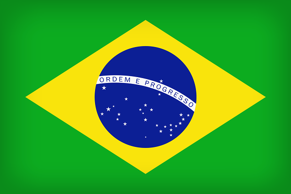 This png image - Brazil Large Flag, is available for free download