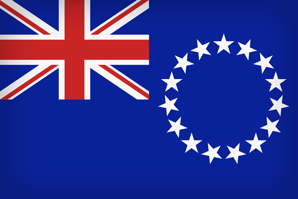 This png image - Cook Islands Large Flag, is available for free download