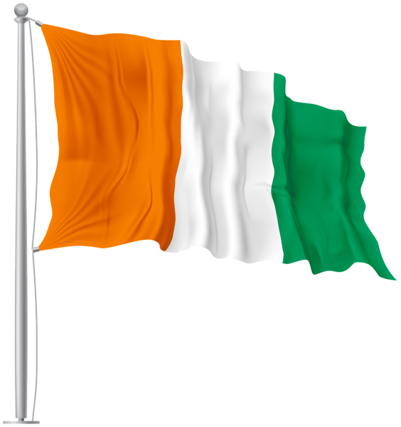 This png image - Cote d-Ivoire Waving Flag PNG Image, is available for free download