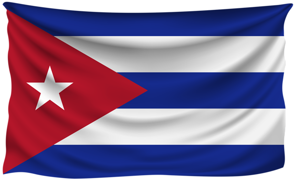 This png image - Cuba Wrinkled Flag, is available for free download