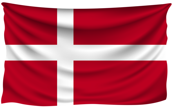 This png image - Denmark Wrinkled Flag, is available for free download