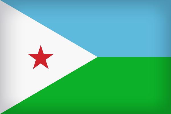 This png image - Djibouti Large Flag, is available for free download