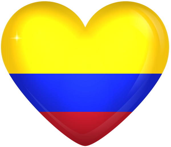 This png image - Ecuador Large Heart Flag, is available for free download