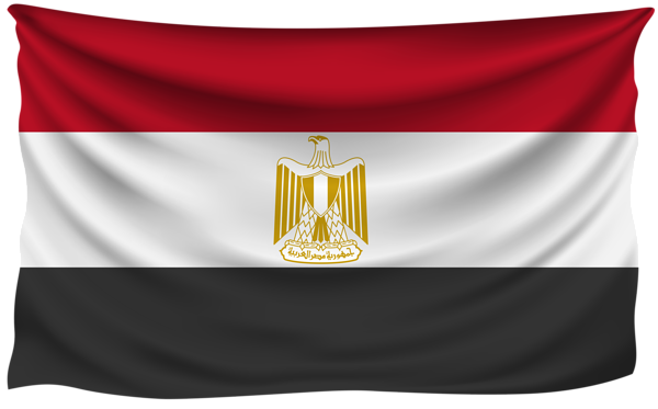 This png image - Egypt Wrinkled Flag, is available for free download