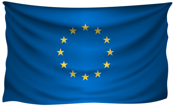 This png image - European Union Wrinkled Flag, is available for free download