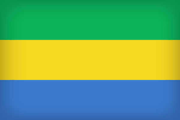This png image - Gabon Large Flag, is available for free download