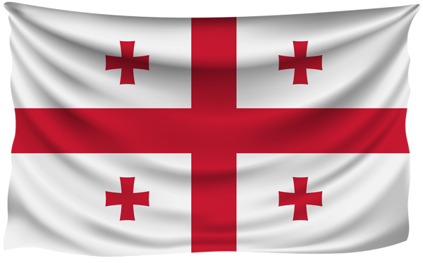 This png image - Georgia Wrinkled Flag, is available for free download
