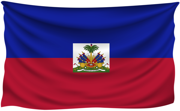 This png image - Haiti Wrinkled Flag, is available for free download