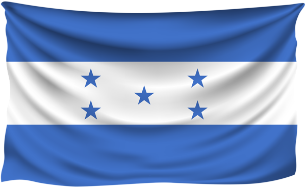 This png image - Honduras Wrinkled Flag, is available for free download