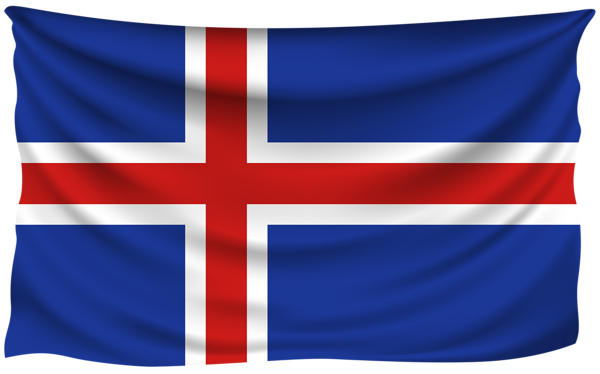 This png image - Iceland Wrinkled Flag, is available for free download