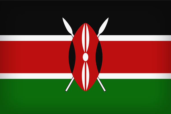 This png image - Kenya Large Flag, is available for free download