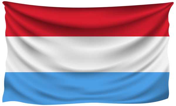 This png image - Luxembourg Wrinkled Flag, is available for free download