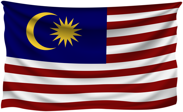 This png image - Malaysia Wrinkled Flag, is available for free download