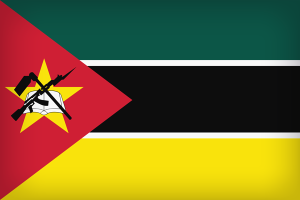 This png image - Mozambique Large Flag, is available for free download