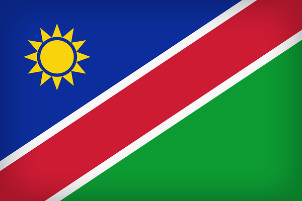 This png image - Namibia Large Flag, is available for free download