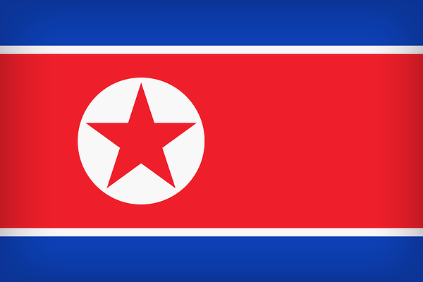 This png image - North Korea Large Flag, is available for free download