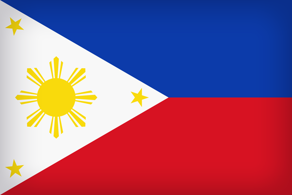 This png image - Philippines Large Flag, is available for free download