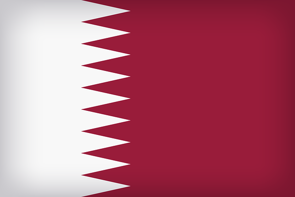 This png image - Qatar Large Flag, is available for free download