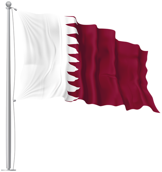 This png image - Qatar Waving Flag PNG Image, is available for free download