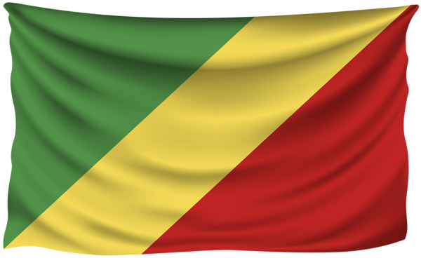 This png image - Republic Of The Congo Wrinkled Flag, is available for free download