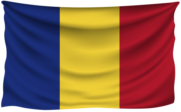 This png image - Romania Wrinkled Flag, is available for free download