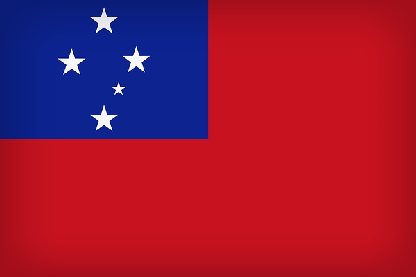 This png image - Samoa Large Flag, is available for free download