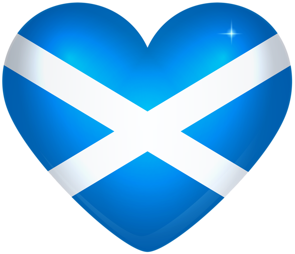 This png image - Scotland Large Heart Flag, is available for free download