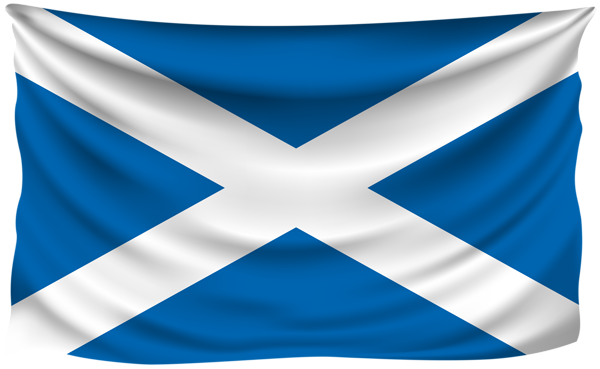 This png image - Scotland Wrinkled Flag, is available for free download