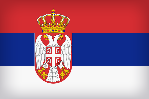 This png image - Serbia Large Flag, is available for free download
