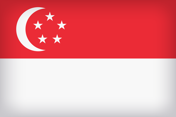 This png image - Singapore Large Flag, is available for free download