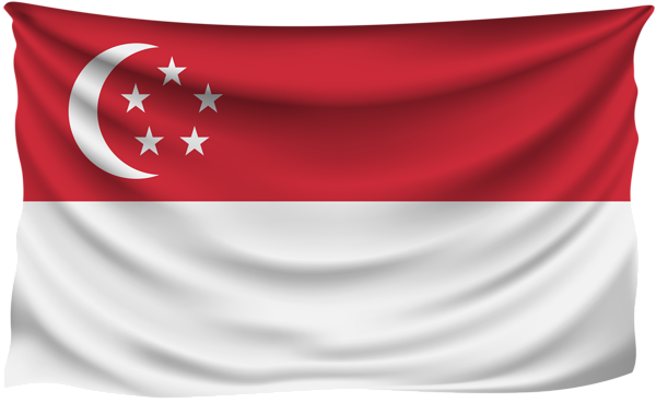 This png image - Singapore Wrinkled Flag, is available for free download
