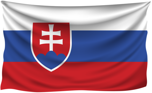 This png image - Slovakia Wrinkled Flag, is available for free download