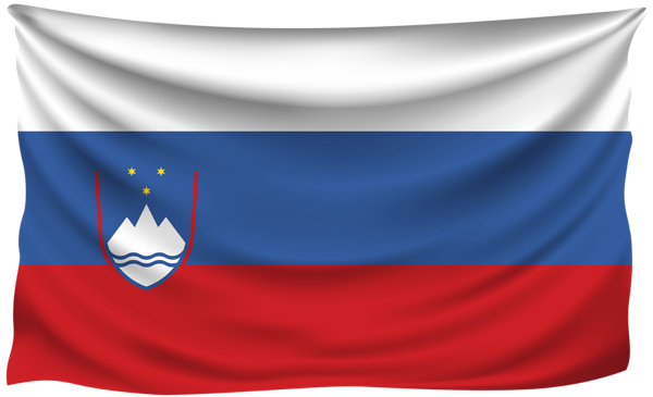 This png image - Slovenia Wrinkled Flag, is available for free download