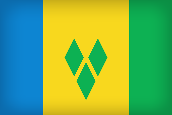 This png image - St Vincent and The Grenadines Large Flag, is available for free download