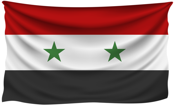 This png image - Syria Wrinkled Flag, is available for free download