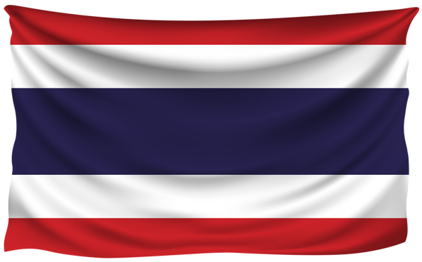 This png image - Thailand Wrinkled Flag, is available for free download