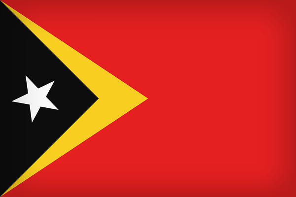This png image - Timor-Leste Large Flag, is available for free download