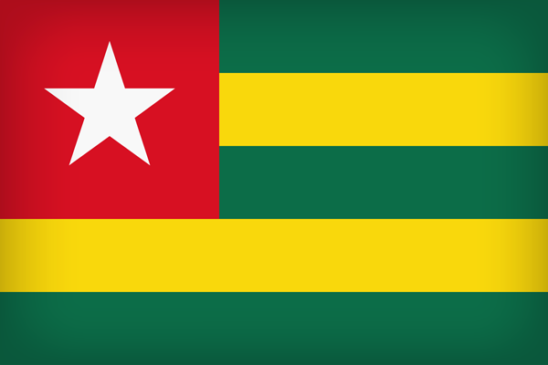 This png image - Togo Large Flag, is available for free download