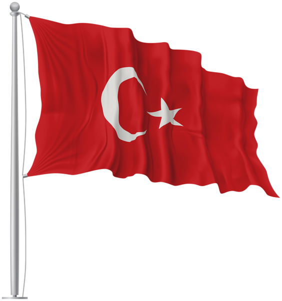 This png image - Turkey Waving Flag PNG Image, is available for free download