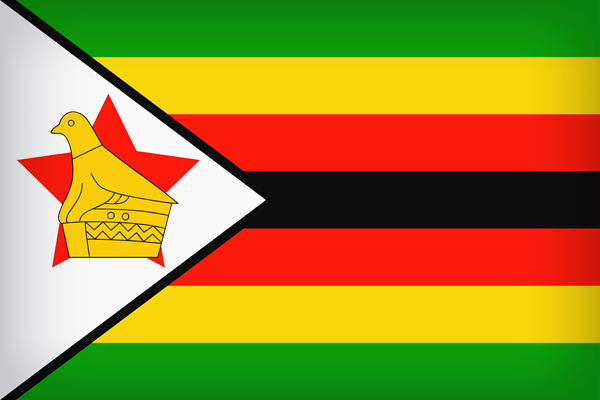 This png image - Zimbabwe Large Flag, is available for free download