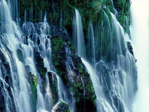 This jpeg image - Burney falls waterfalls, is available for free download