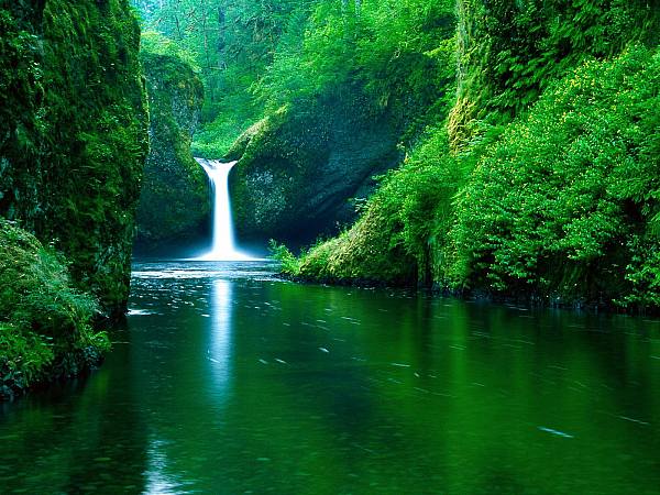 This jpeg image - Punch bowl falls waterfalls, is available for free download
