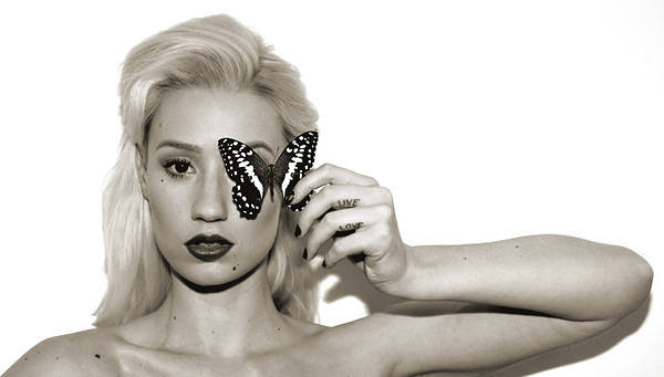 This jpeg image - Iggy Azalea Wallpaper Sepia, is available for free download
