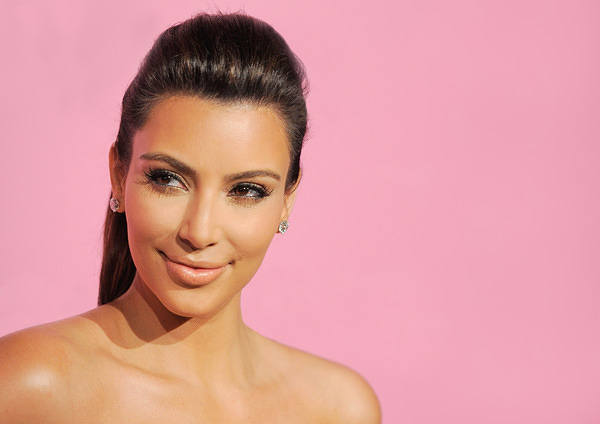 This jpeg image - Kim Kardashian Pink Wallpaper, is available for free download
